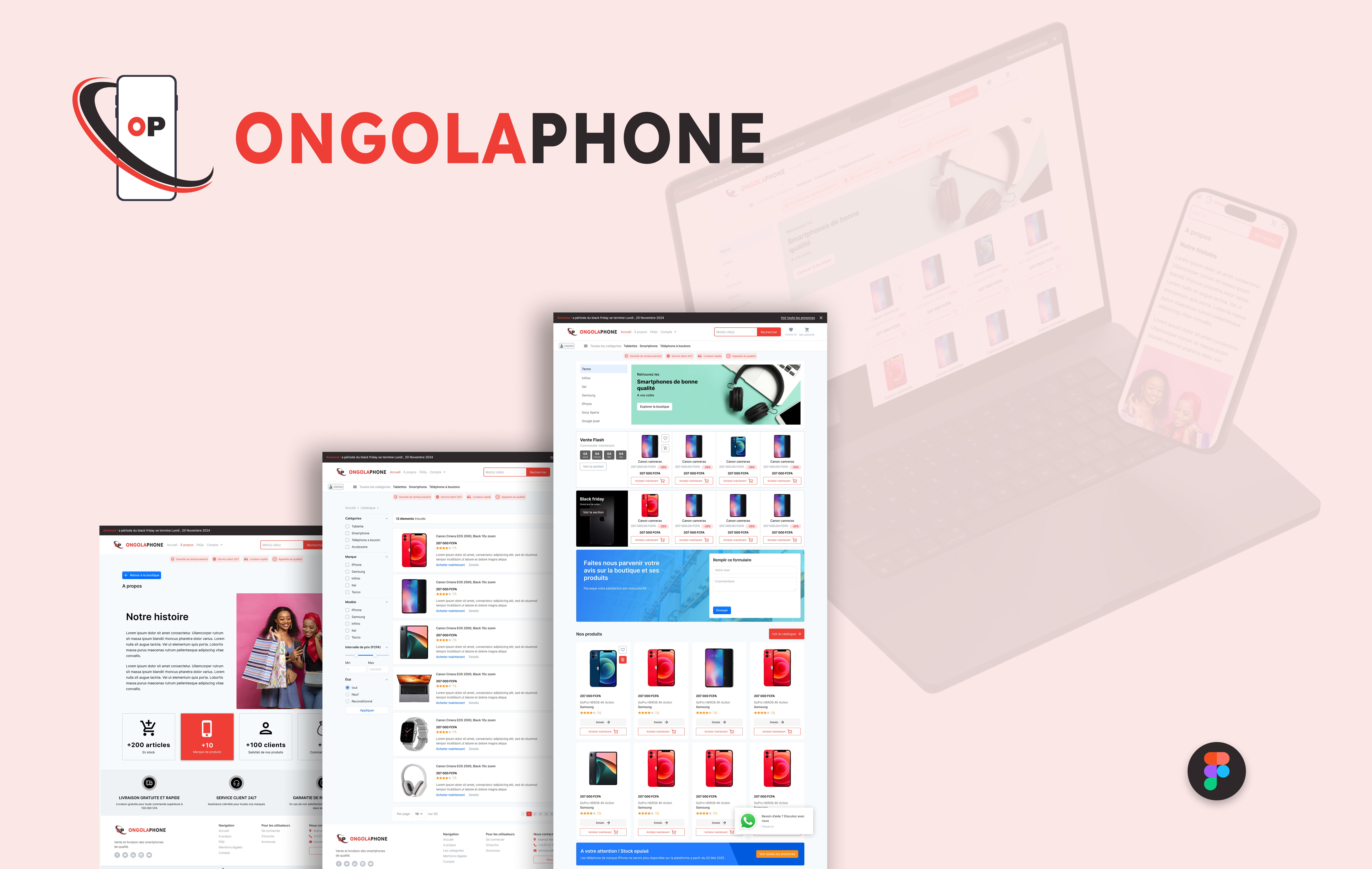 OngolaPhone – Site E-commerce