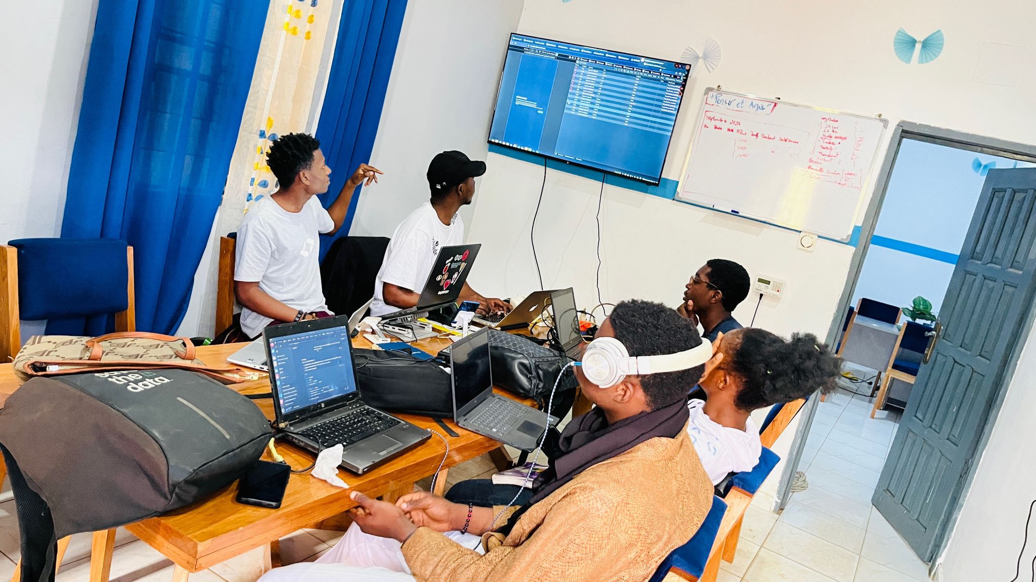 L'équipe Coding Industry au travail