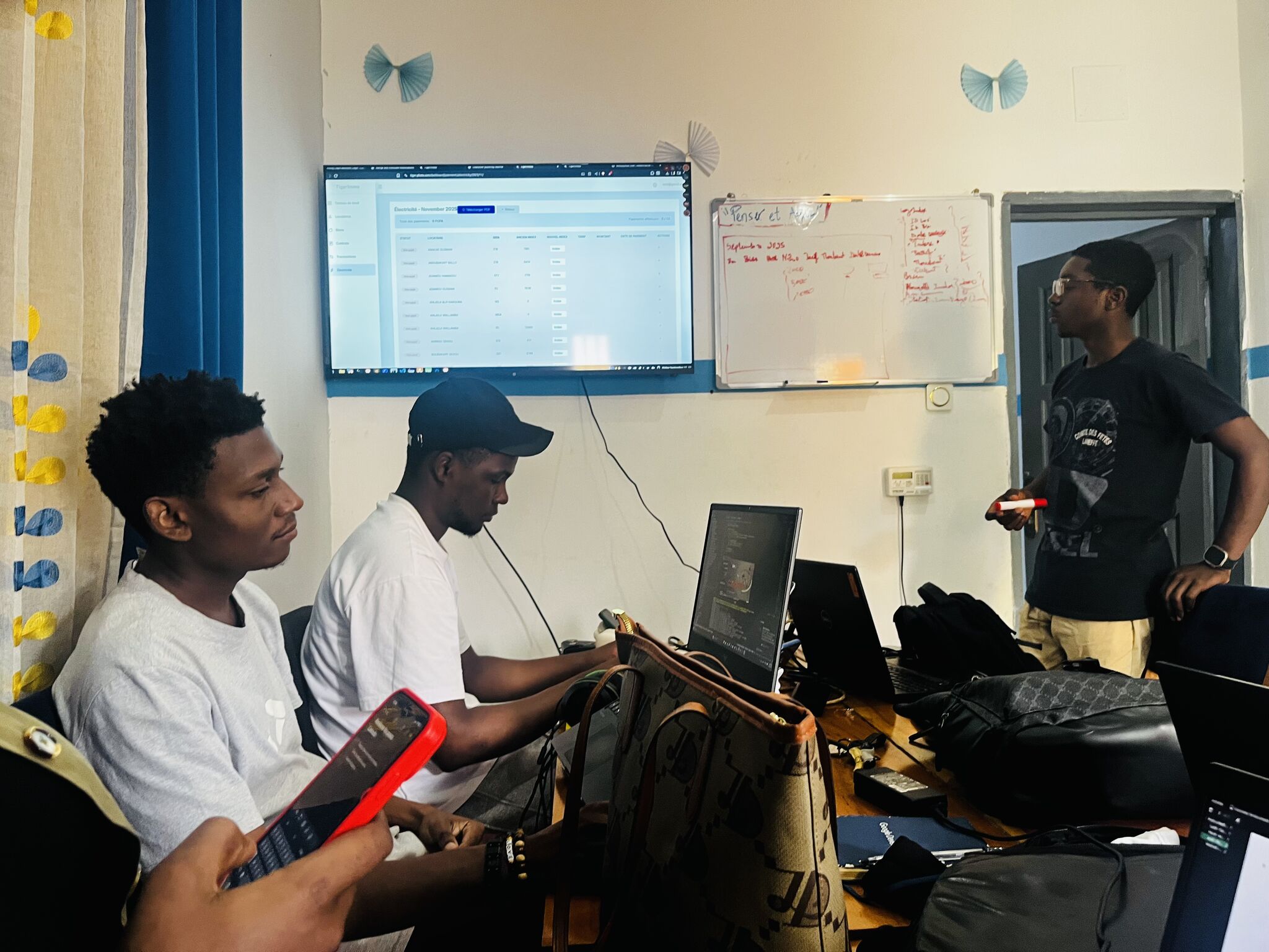 Coding Industry team planning session